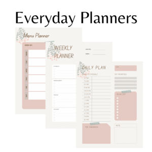 Everyday Planner -Boho Colors